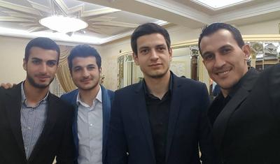 "Səbail" futbolçusuna səs-küylü toy etdi - FOTOREPORTAJ
