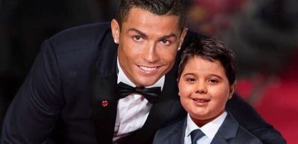 Prezident İlham Əliyevin nəvəsi Kriştiano Ronaldo ilə - FOTO