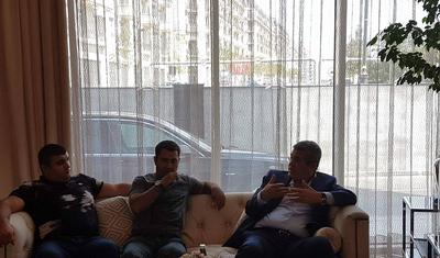Vəzifəli adamların milli üzvləri ilə görüşü - FOTOREPORTAJ