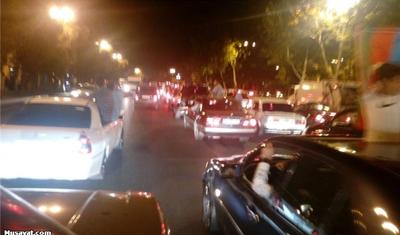 "Qarabağ"in eşqi ilə səhərədək bayram edənlər - VİDEO+FOTOLAR