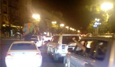 "Qarabağ"in eşqi ilə səhərədək bayram edənlər - VİDEO+FOTOLAR