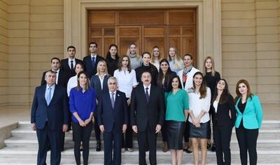 Prezidentin qəbulundan FOTO