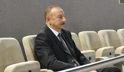 İlham Əliyev millimizin Almaniya ilə oyununa baxdı - FOTOREPORTAJ