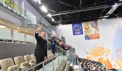 İlham Əliyev millimizin Almaniya ilə oyununa baxdı - FOTOREPORTAJ