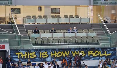 İlham Əliyev millimizin Almaniya ilə oyununa baxdı - FOTOREPORTAJ