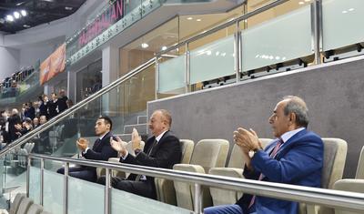 İlham Əliyev millimizin Almaniya ilə oyununa baxdı - FOTOREPORTAJ