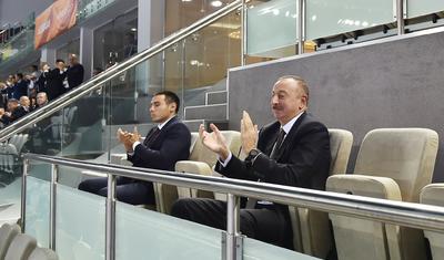 İlham Əliyev millimizin Almaniya ilə oyununa baxdı - FOTOREPORTAJ