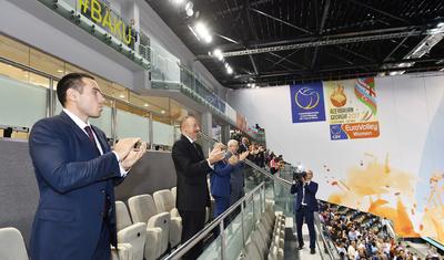 İlham Əliyev millimizin Almaniya ilə oyununa baxdı - FOTOREPORTAJ