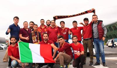 "Roma”nın azərbaycanlı azarkeşləri: “Bizi söhbətə çağırıb..." - FOTOLAR