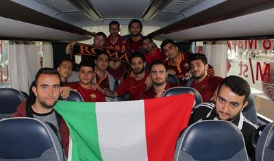 "Roma”nın azərbaycanlı azarkeşləri: “Bizi söhbətə çağırıb..." - FOTOLAR