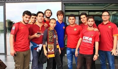 "Roma”nın azərbaycanlı azarkeşləri: “Bizi söhbətə çağırıb..." - FOTOLAR