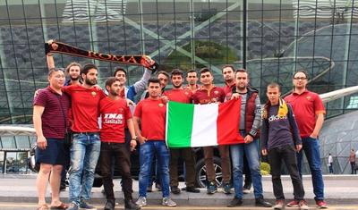 "Roma”nın azərbaycanlı azarkeşləri: “Bizi söhbətə çağırıb..." - FOTOLAR