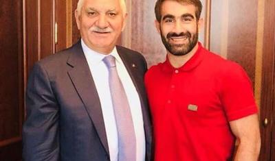 Millimizin lideri Bəylər Əyyubovla görüşdü - FOTO