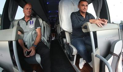 "Neftçi" yolunda yorğun və əldən düşmüş macarlar - FOTOLAR