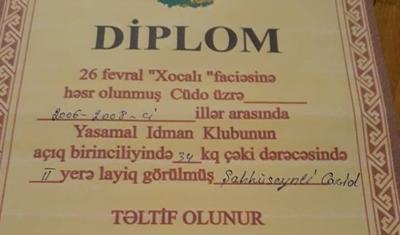 Keçmiş futbolçu oğlunun Olimpiya çempionu olmasını istəyir