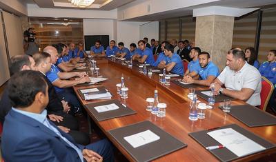 Rövnəq Abdullayev milli üzvlərindən nə istədi? - FOTOLAR