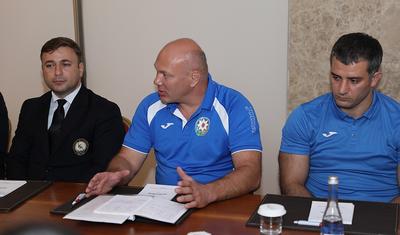 Rövnəq Abdullayev milli üzvlərindən nə istədi? - FOTOLAR