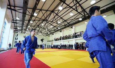 Prezident, nazir və icra başçısı gəldi, baza açıldı - FOTO