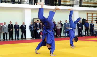 Prezident, nazir və icra başçısı gəldi, baza açıldı - FOTO