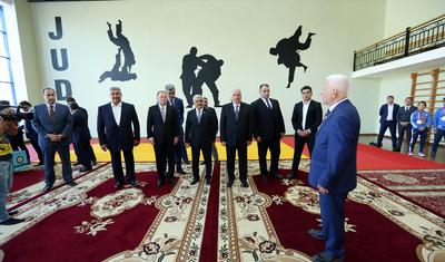 Prezident, nazir və icra başçısı gəldi, baza açıldı - FOTO