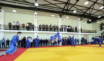 Prezident, nazir və icra başçısı gəldi, baza açıldı - FOTO