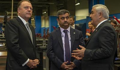 LENT - Prezident BOS-da milli komandaların bazasını ziyarət etdi