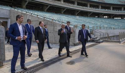 LENT - Prezident BOS-da milli komandaların bazasını ziyarət etdi