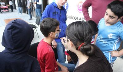 Ruslan Abışov "Fanzona"ya gəldi, hamı… - FOTOREPORTAJ