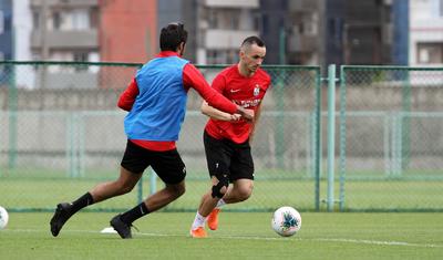 "Neftçi"də Bordini söhbətə çəkən kimdi? - FOTOLAR