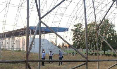 FHN nümayəndələri Tovuz stadionuna baş çəkdi - FOTOLAR