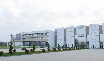 Prezident Beyləqanda yeni stadionun açılışını etdi
