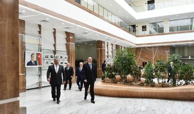 İlham Əliyev Beyləqan Olimpiya Kompleksinin açılışında - FOTOLAR