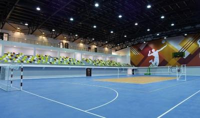 İlham Əliyev Beyləqan Olimpiya Kompleksinin açılışında - FOTOLAR
