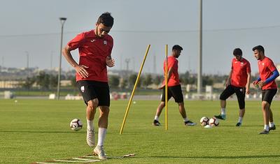 Bu futbolçu yenidən "Qəbələ"yə döndü: FOTOREPORTAJ