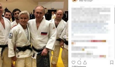 Putini nakauta salan qadın kimdi? - FOTOLAR