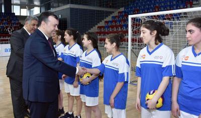 Azərbaycanlı nazirlər tennis oynadı - FOTOLAR
