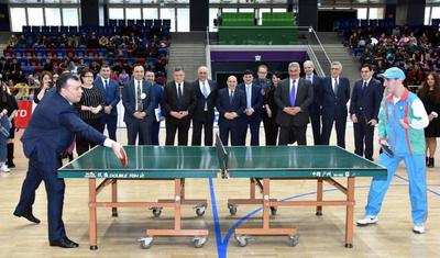 Azərbaycanlı nazirlər tennis oynadı - FOTOLAR
