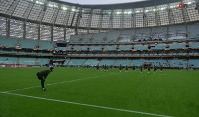 "Arsenal"ın ulduzlarını Bakıda o ki var tərlətdilər! FOTOREPORTAJ