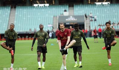 "Arsenal"ın ulduzlarını Bakıda o ki var tərlətdilər! FOTOREPORTAJ