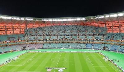Prezident ailəsi ilə stadionda finalı izləyir - FOTOREPORTAJ
