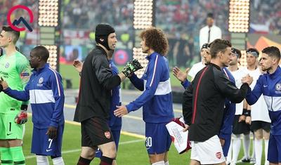 Prezident ailəsi ilə stadionda finalı izləyir - FOTOREPORTAJ
