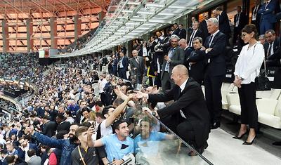 Azərbaycan prezidentinin futbol sevgisi - FOTOREPORTAJ
