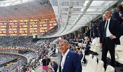 Azərbaycan prezidentinin futbol sevgisi - FOTOREPORTAJ