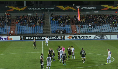 "Qarabağ”ın matçında erməni təxribatının İKİ FOTOsu