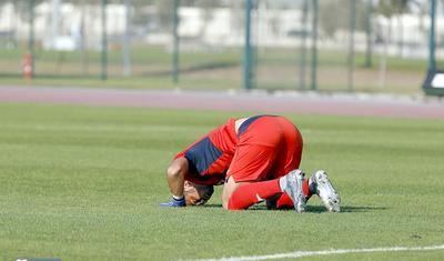 "Neftçi"nin futbolçusu "əsgər salamı" verdi
