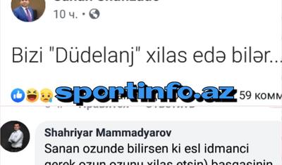 Şəhriyar Məmmədyarov "Qarabağ"ın şanslarının üstündən xətt çəkdi