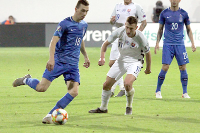 Slovak hücumçu: "Azərbaycan millisini qiymətləndirməyə bilmərik"