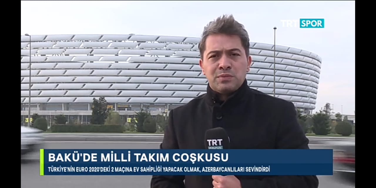 "Baküde milli takım coşkusu" - TRT Spor-un süjeti
