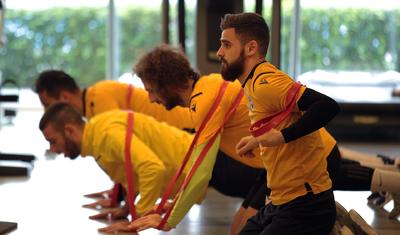 "Sabah"ın baş məşqçisi futbolçulara qoşulub… -