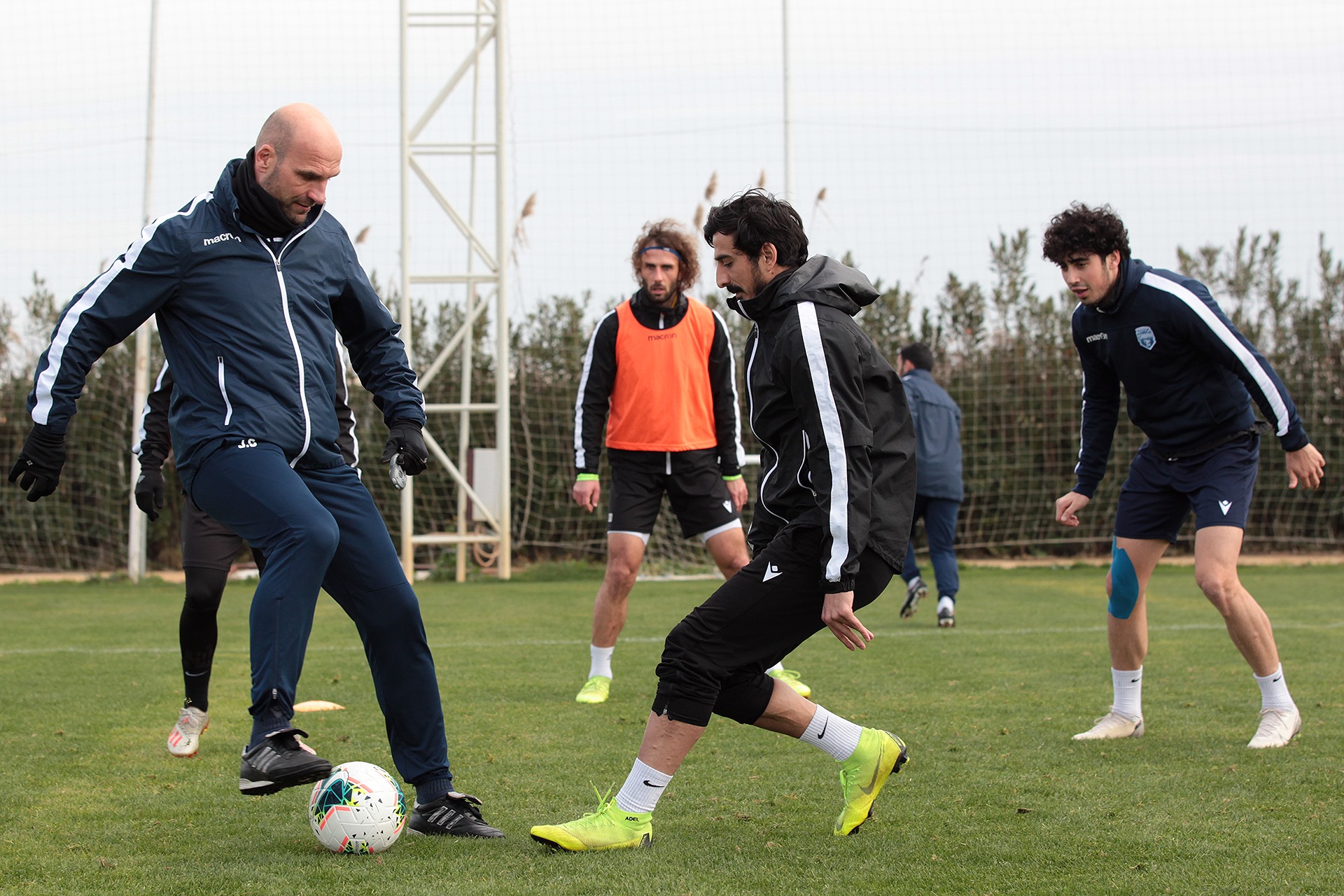 "Sabah"ın baş məşqçisi futbolçulara qoşulub… - FOTOLAR